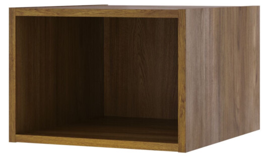 Linn Bad Sideskap (Åpen Hylle) 30-40cm Mørk eik / 30cm