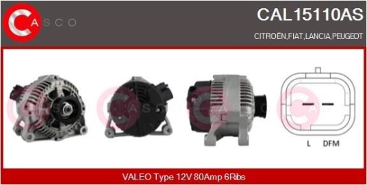 Dynamo CASCO CAL15110AS