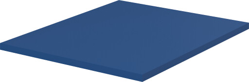 Pressalit Care stellematte 95x76 cm blå