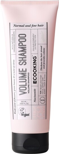 Ecooking Volum Shampoo 250 ml - Volumgivende og Glansfullt Hår