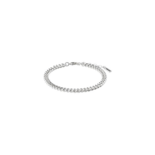 Pilgrim FUCHSIA panserkjede armbånd sølvbelagt