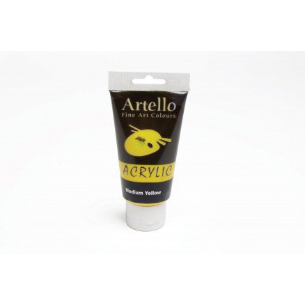 Artello Akrylmaling Kunstnerfarge Gul 75ml