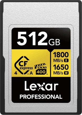Lexar Professional GOLD CFexpress 4.0 Type A - 512GB