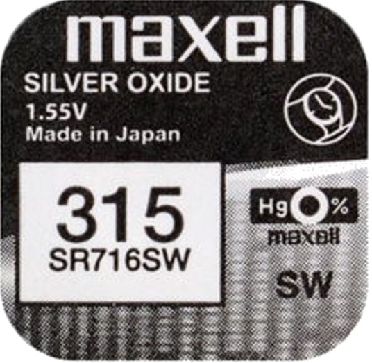 Maxell 315 / SR67 / SR716SW / D315
