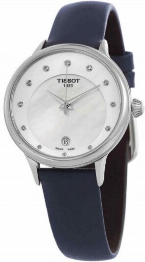 Tissot Dameklokke T133.210.16.116.00 T Lady Hvit/Lær Ø33.17 mm