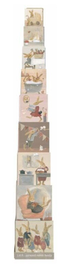 Egmont Toys Stabletårn 1,2,3 Kaninfamilie