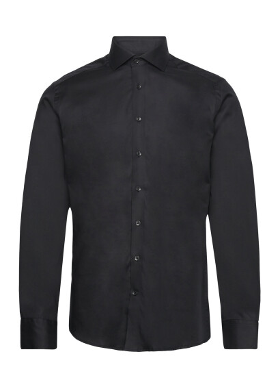 Bruun & Stengade Bs Miles Slim Fit Shirt - Black - 38