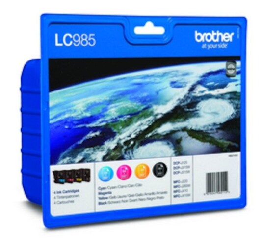 Brother LC985 Blekkpatron 4-pk.