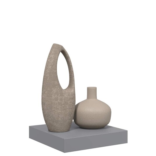 vidaXL Flytende vegghylle gr? 23x23,5x3,8 cm MDF