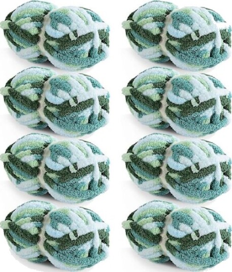Kjempetykt Garn 8 pakning Tie Dye Kjempetykt Garn 8 pakning Tie Dye