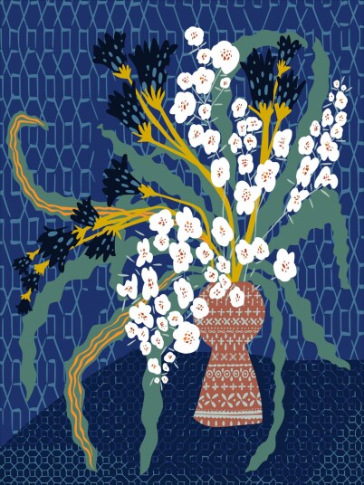 Plakat   Blomster Vase
