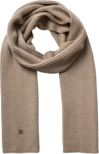 MOS MOSH Mmtova Wool Rib Scarf DOESKIN One Size MOS MOSH Mmtova Wool Rib Scarf DOESKIN One Size