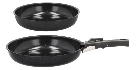 Holm   Stekepannesett avtakbart håndtak 24/28 cm aluminium/keramisk