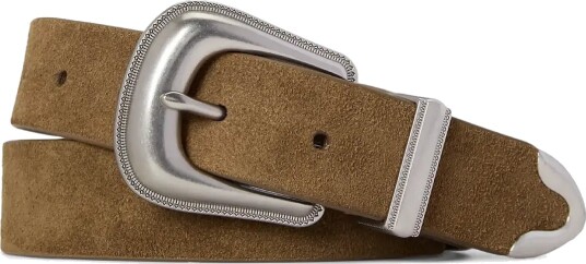 Polo Ralph Lauren Suede Dnm Wstrn Bt Blt Med Brown 38 Polo Ralph Lauren Suede Dnm Wstrn Bt Blt Med Brown 38