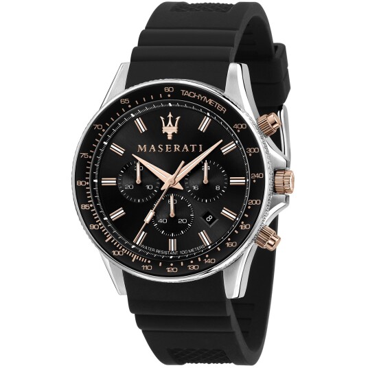 Maserati Sfida R8871640002 - Herre - 44 mm - Analog - Kvarts urverk - Mineralglas