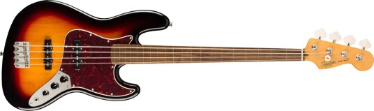 Squier Classic Vibe '60s Jazz Bass 3-Color Sunburst, Il, Fretless
