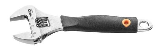 Neo Justerbar Skiftenøkkel 32 mm 250 mm med Gummihåndtak Neo Justerbar Skiftenøkkel 32 mm 250 mm med Gummihåndtak