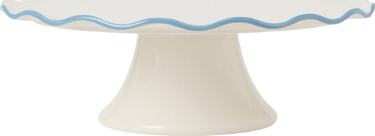 Lexington Home Stoneware Wavy Cake Stand - Cream - ONE SIZE Lexington Home Stoneware Wavy Cake Stand - Cream - ONE SIZE