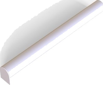 Sabrina G2 12W 1400Lm Cct 3000 4000K Ip44 Hvit 588X81x60mm