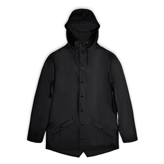 Rains Unisex Jacket Black XL, Black Rains Unisex Jacket Black XL, Black