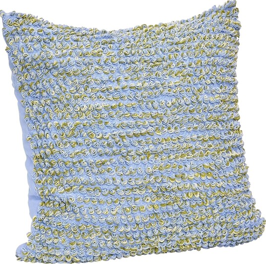 Hübsch Blend Cushion Light Blue Blue 50X50CM Hübsch Blend Cushion Light Blue Blue 50X50CM