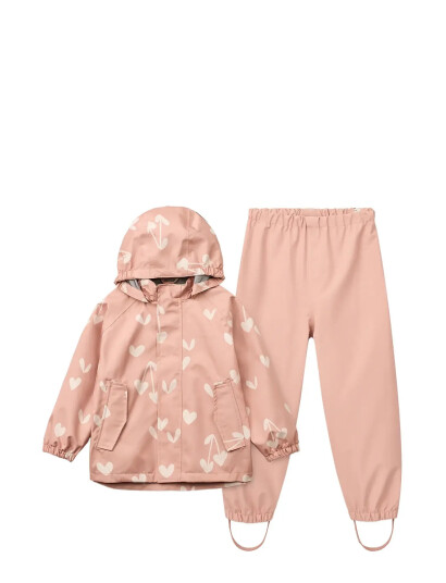 Liewood Pedia Rainwear Set Pink 140 Liewood Pedia Rainwear Set Pink 140