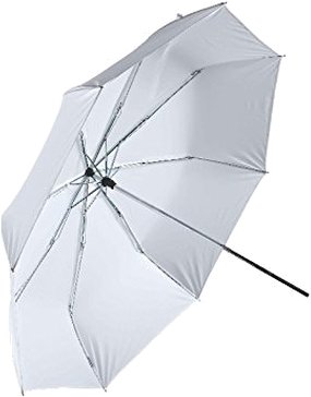 Fotoplex Paraply Halvtransparent Hvit Sammenleggbar 75 cm