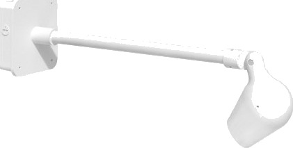 Tanda 10W 1000Lm 4000K Cri80 Spredningsvinkel 100° Ip65 Ik08 Hvit 1M Kabel Ut Fra Armaturen 500X160x140mm Tanda 10W 1000Lm 4000K Cri80 Spredningsvinkel 100° Ip65 Ik08 Hvit 1M Kabel Ut Fra Armaturen 500X160x140mm