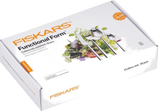 Fiskars Functional Form bestikksett 16 deler blank