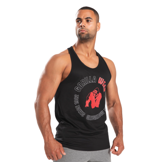 Gorilla Wear Lafayette Racerback Tank Top Black Svart Large