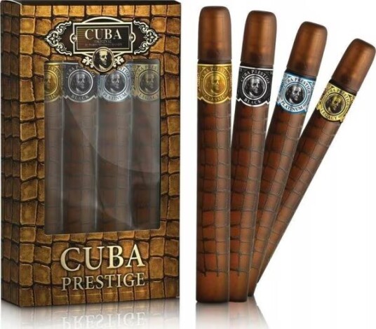 SET CUBA ORIGINAL Prestige Classic Eau De Toilette spray 35ml + Black Eau De Toilette spray 35ml + Platinium Eau De Toilette spray 35ml + Legacy Eau De Toilette spray 35ml SET CUBA ORIGINAL Prestige Classic Eau De Toilette spray 35ml + Black Eau De Toilette spray 35ml + Platinium Eau De Toilette spray 35ml + Legacy Eau De Toilette spray 35ml