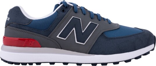 New Balance 574 Greens v2 Golfsko herre Navy Charcoal Red