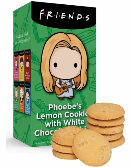 Phoebe"s Lemon Cookies with White Chocolate Chips   Friends Kjeks 150 gram USA Import