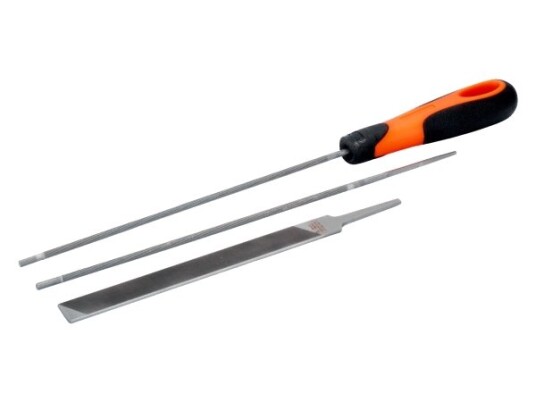 Bahco Kombinert Motorsagfilsett med Filholder 4,8 mm 20 cm