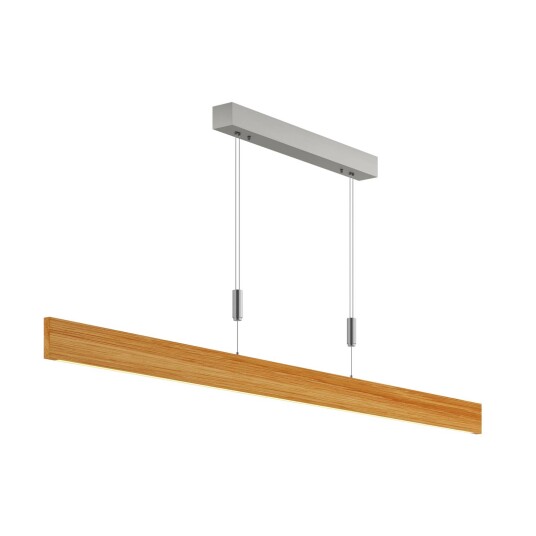 Rothfels LED-pendellampe Lise, trehvit eik, 158 cm Rothfels LED-pendellampe Lise, trehvit eik, 158 cm
