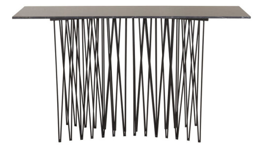 Furniture Fashion Stone konsollbord 37x130 cm glass svart marmor dekor. 1609188-01-0 1609183-01-0 Furniture Fashion Stone konsollbord 37x130 cm glass svart marmor dekor. 1609188-01-0 1609183-01-0