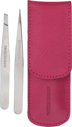 Tweezerman Petite Tweeze Set With Pink Case Tweezerman Petite Tweeze Set With Pink Case