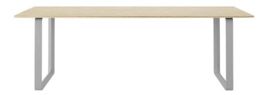 Muuto 70/70 spisebord 225 x 90 cm Solid oak-Grey