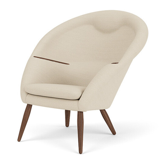Audo Copenhagen Oda Lounge Chair Walnut / Hallingdal 0200
