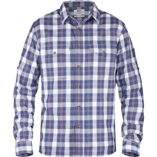 Fjellreven Men's Singi Flannel Shirt LS Blå L Man