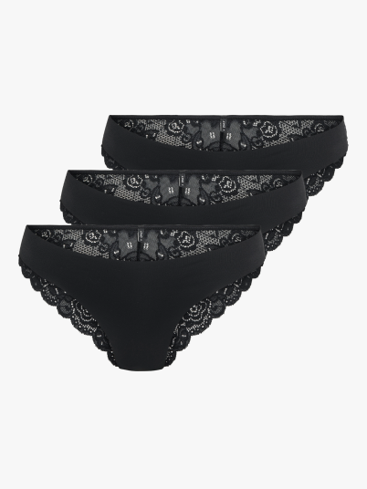Only Chloe Lace Brazil 3 Pack Sort L