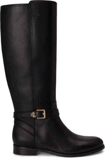 Lauren Ralph Lauren Smooth Calf Brooke Tll 2 Bo Tal Black 38