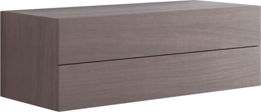 Dansani Calidris Glatt Skap 2 Skuff D50cm Grå eik / 120cm