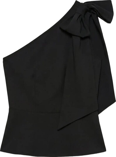 Vero Moda Vmevelin Sl Top Wvn Pa BLACK S