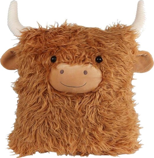 Take Me Home Pute med Skotsk Highland-ku ??? 38x33cm