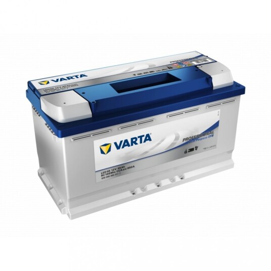 VARTA Fritidsbatteri EFB Batteri 12V 95AH 850CCA (353x175x190/190mm) +høyre LED95.