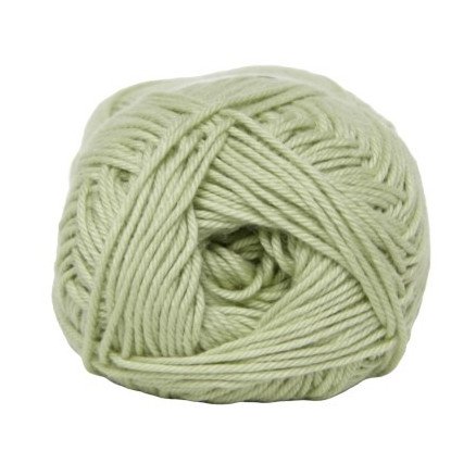 Hjertegarn Cotton nr. 8 Garn 7093 Lysegrønn