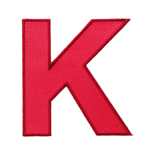 Bokstaver K NSF Bokstav K Rød