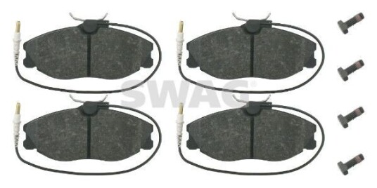 Bremseklosser SWAG 62 91 6257 Bremseklosser SWAG 62 91 6257