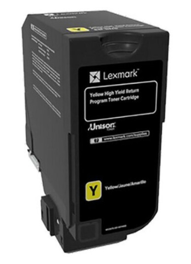 Lexmark CX 725 Y Corporate Toner - 84C2HYE Original - Gul 16000 sider Lexmark CX 725 Y Corporate Toner - 84C2HYE Original - Gul 16000 sider